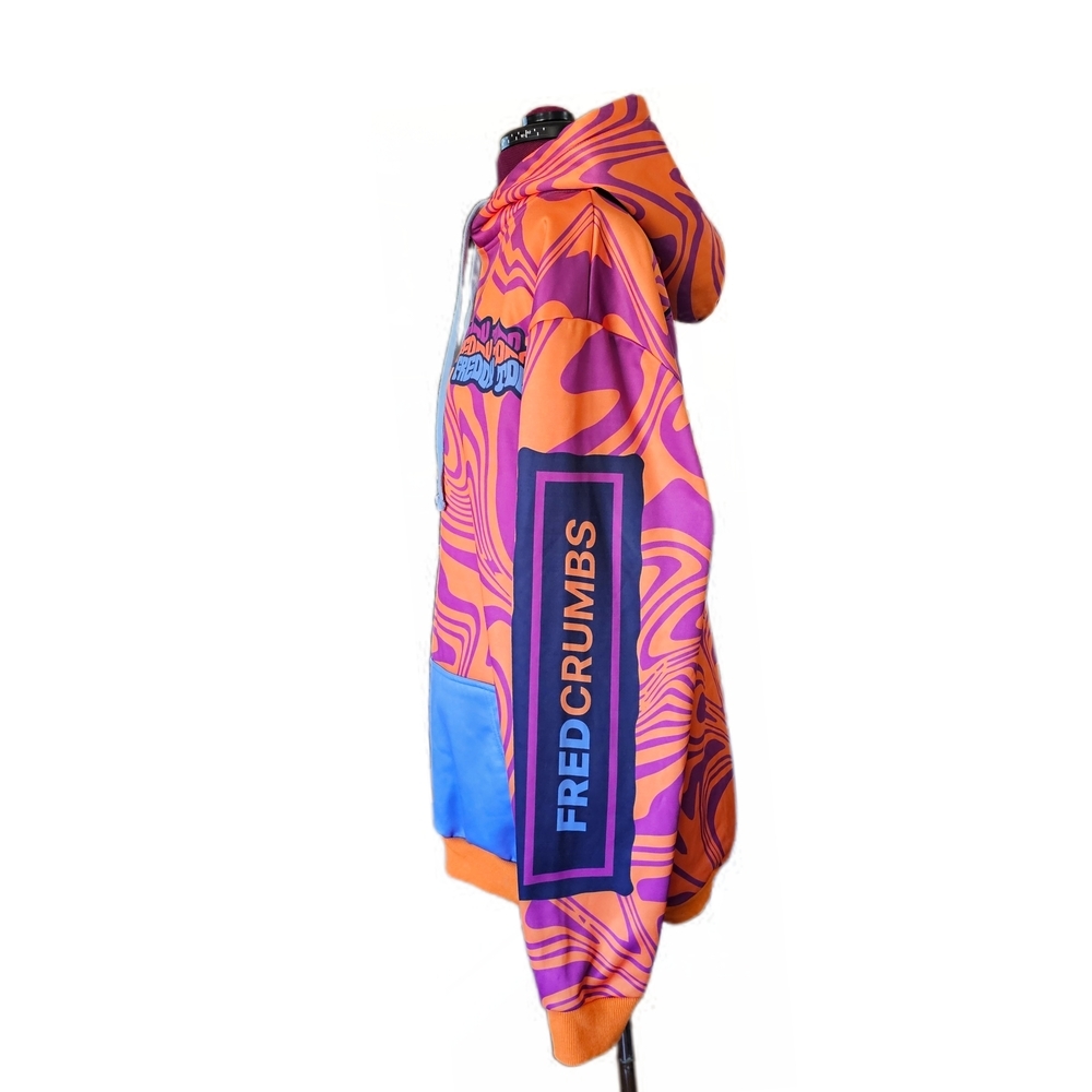 Musician Freddy Todd FredCrumb All Over Print Unisex Baggy Hoodie - Picture 4 of 16